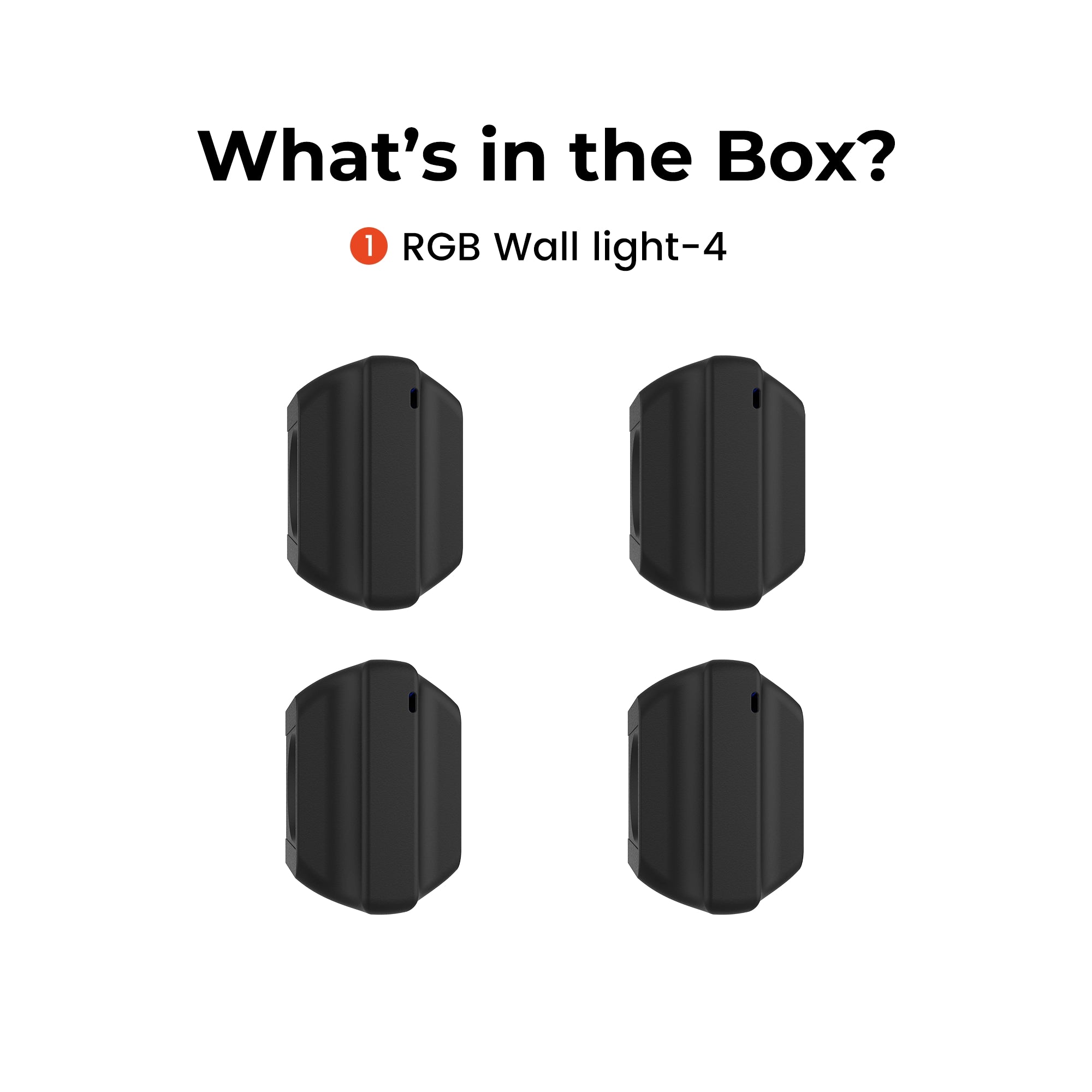Aeslit RGB Wall Light 4-Pack Set