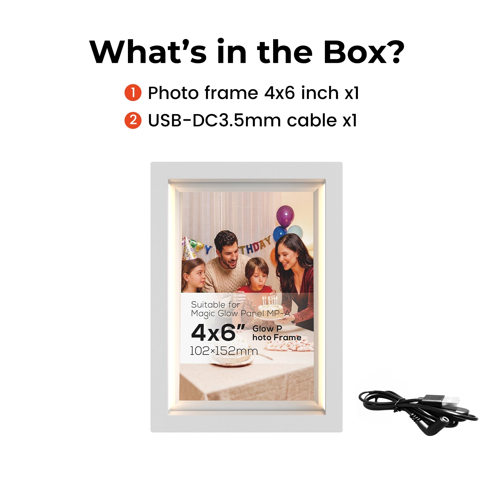 Aeslit Glow Photo Frame