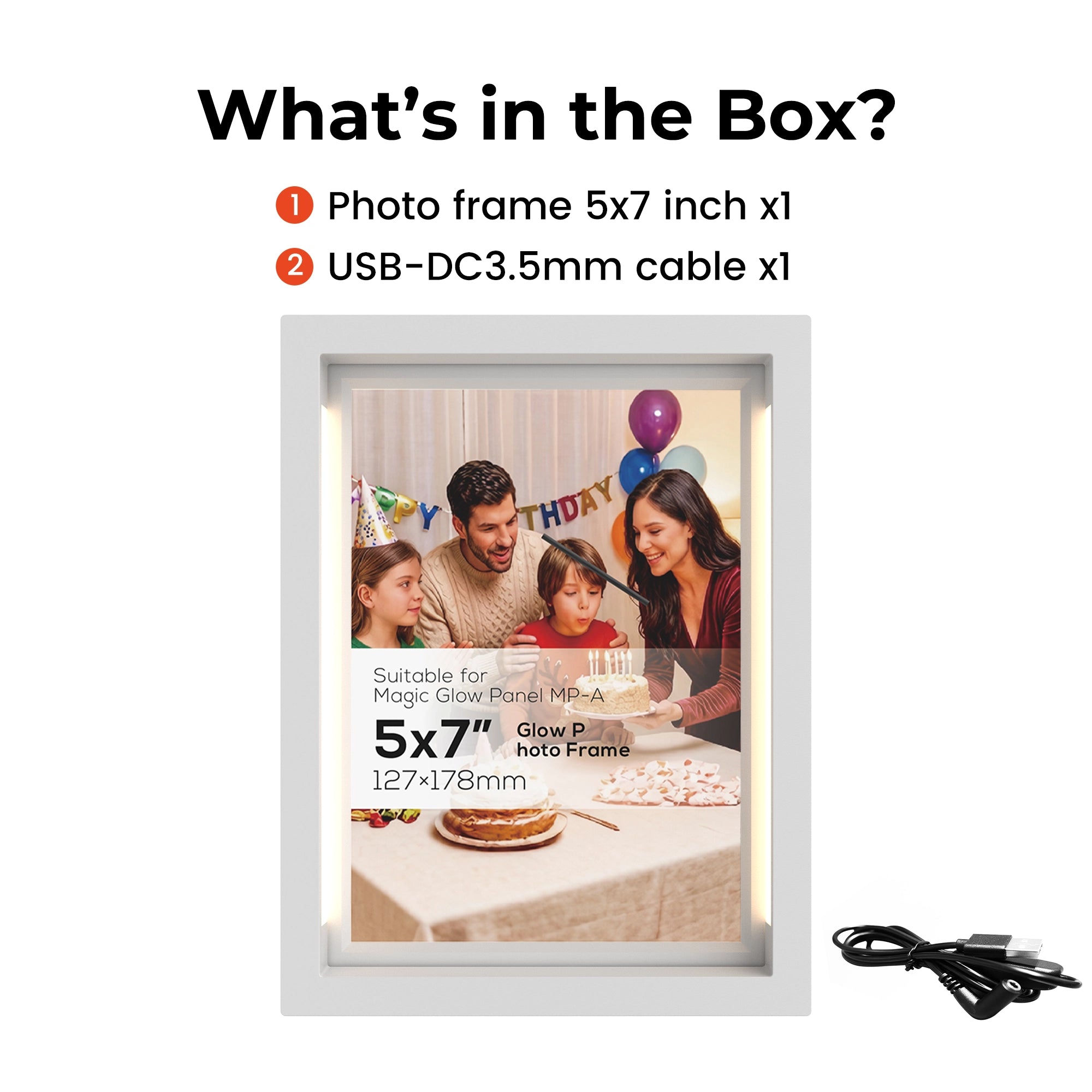 Aeslit Glow Photo Frame